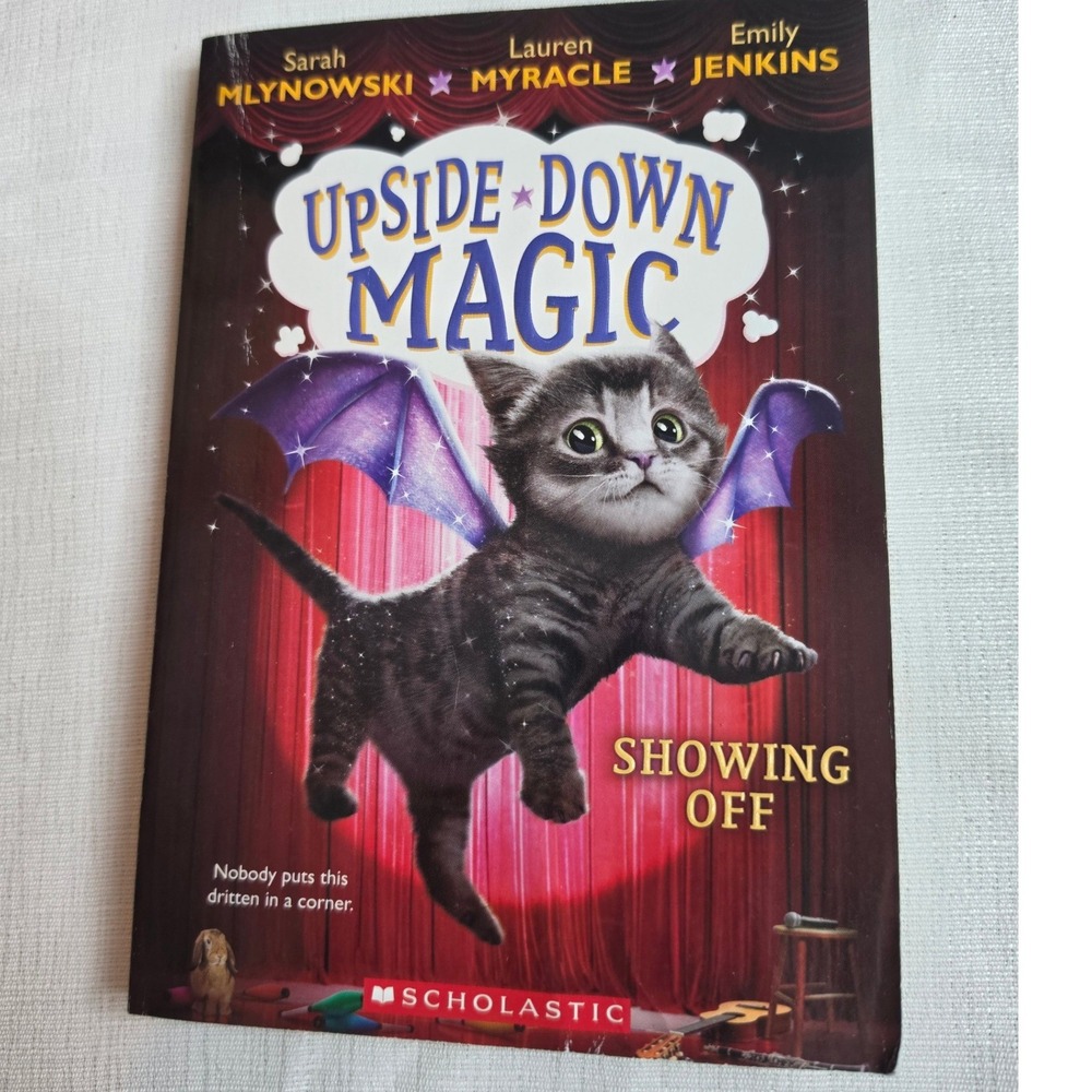 Upside-Down Magic Showing Off Scholastic Paperback Book Mlynowski Myracle Jenkin
